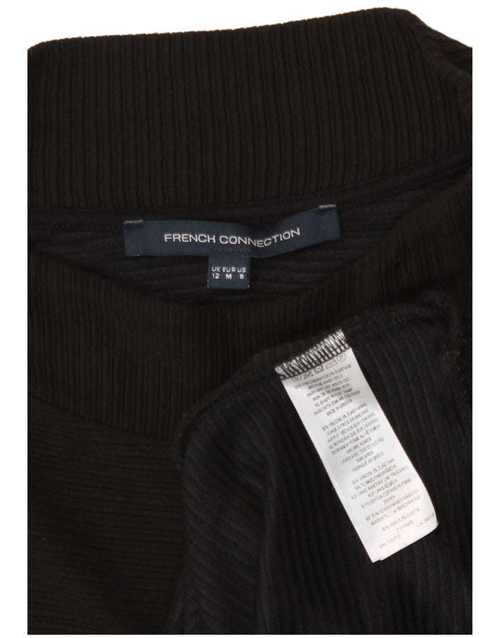 Rochie de bază French Connection pentru femei UK 12 Medium Black Viscose