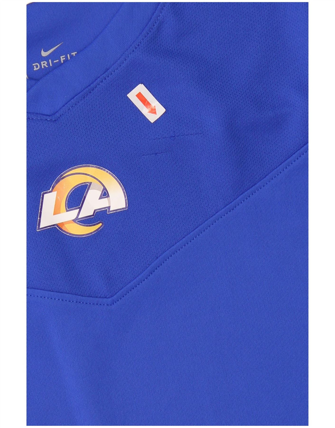 Nike pentru femei Los Angeles Rams Graphic Top cu mânecă lungă UK 10 Small Blue