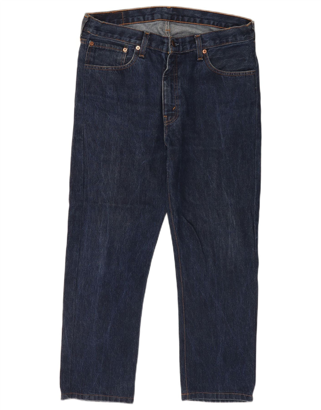Blugi drepti tăiați pentru bărbați Levi's 751 W36 L25 bleumarin