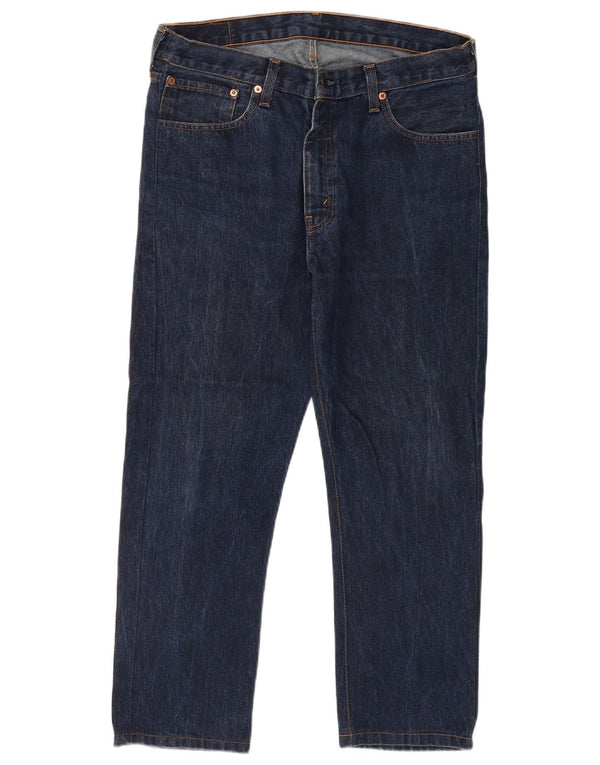 Blugi drepti tăiați pentru bărbați Levi's 751 W36 L25 bleumarin