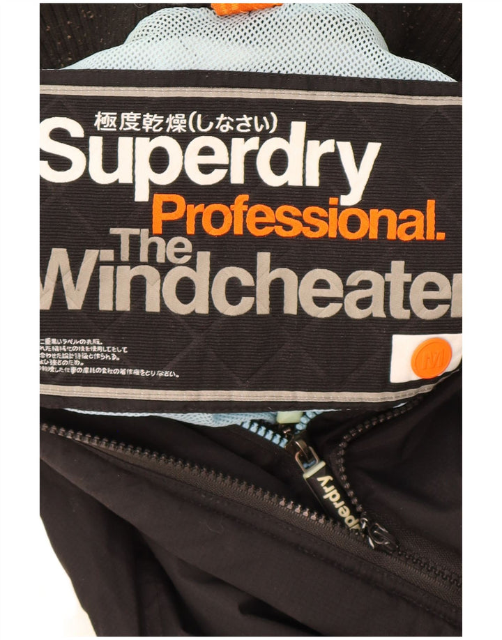 Jachetă Windcheater Graphic Windbreaker pentru bărbați Superdry UK 38 Medium Black