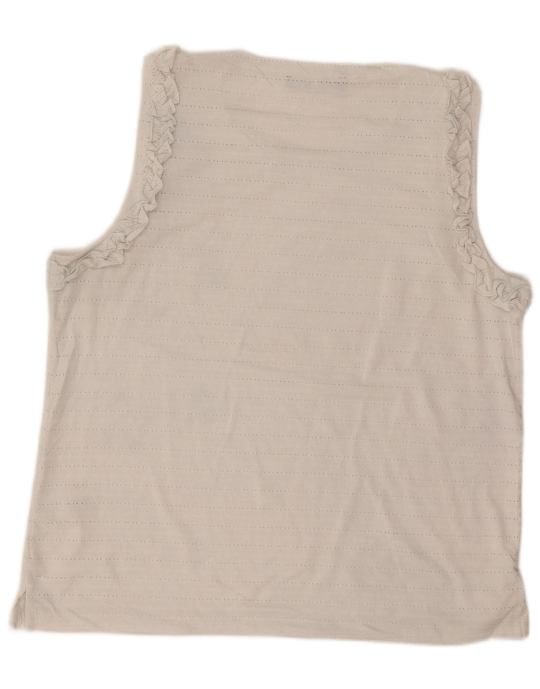 Bluză fără mâneci pentru femei TOMMY HILFIGER UK 18 XL Poliester alb