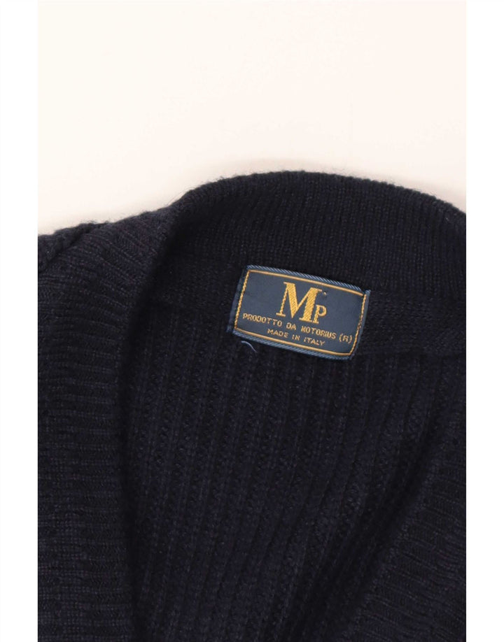 Pulover cardigan pentru bărbați MP XL bleumarin