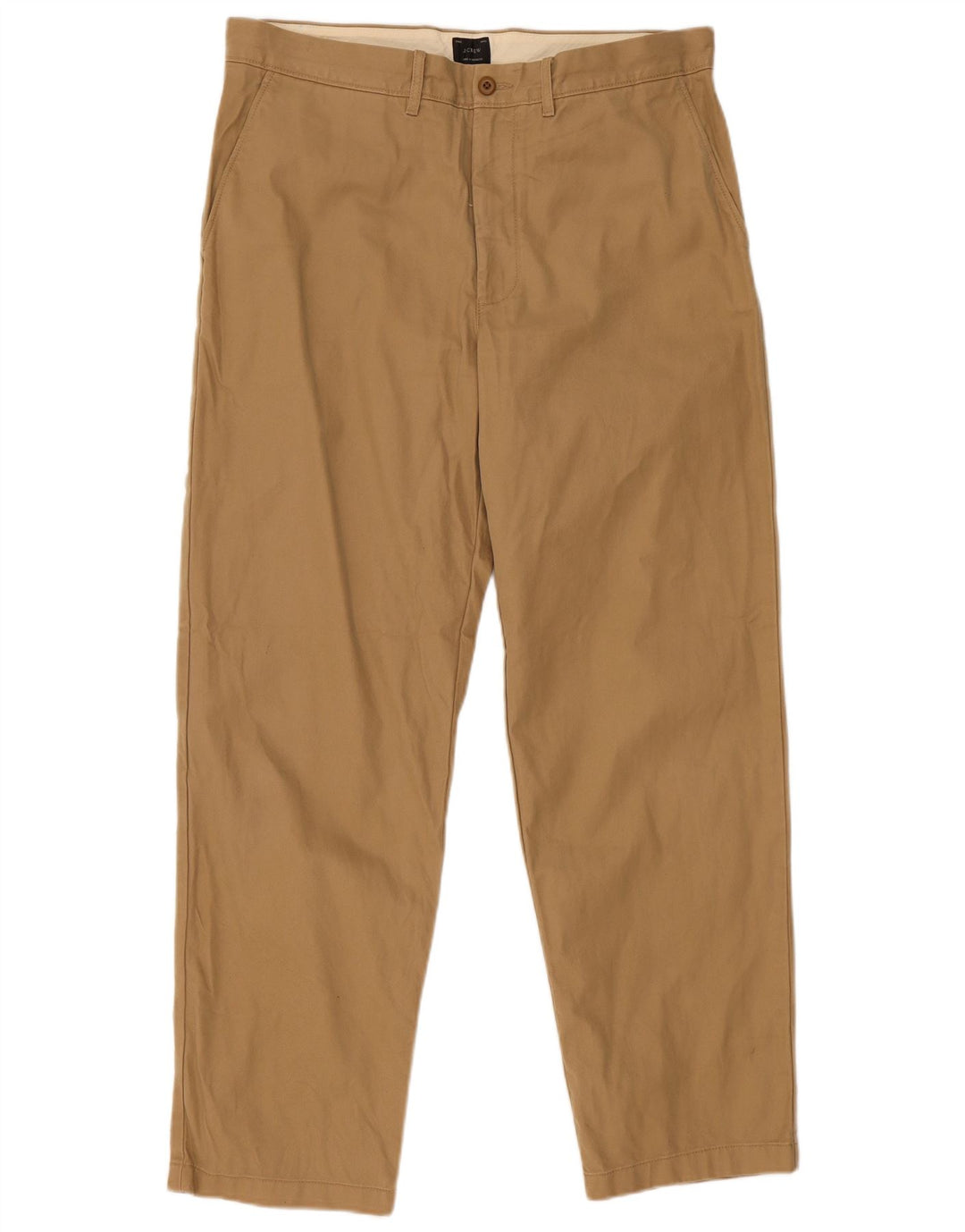 Pantaloni chino conici pentru bărbați J. CREW L35 L32 bumbac bej
