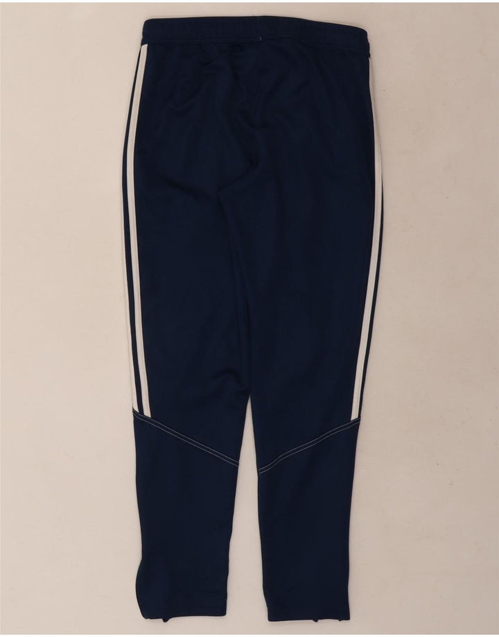 Pantaloni de trening Adidas pentru bărbați, poliester mediu albastru bleumarin