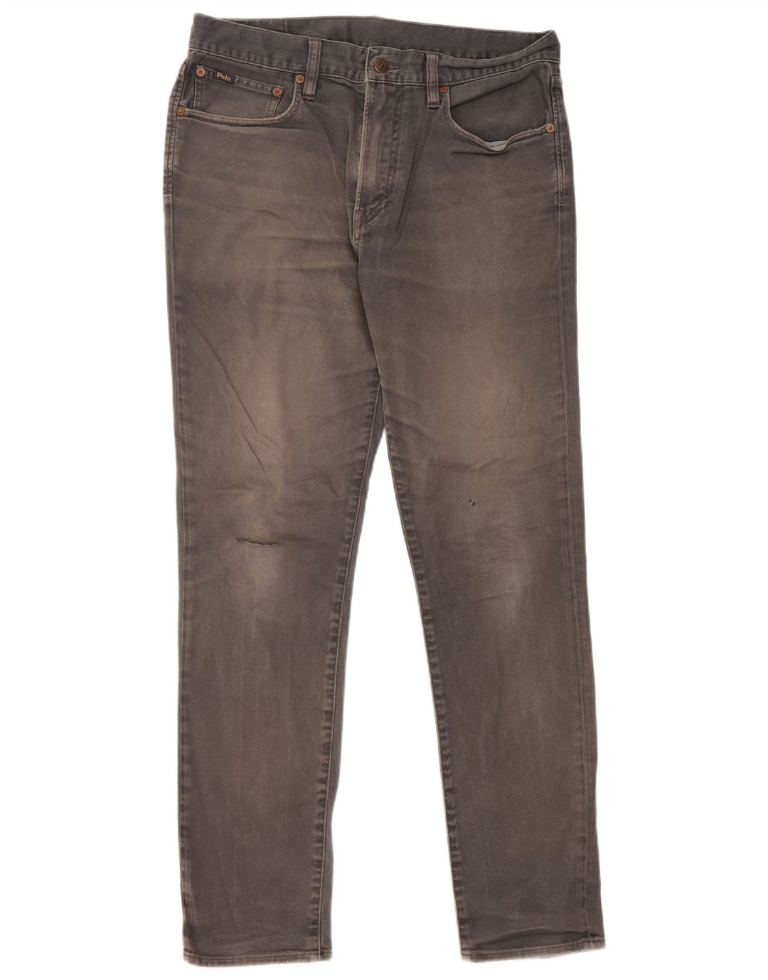 Blugi slim pentru bărbați Ralph Lauren W32 L32 bumbac gri