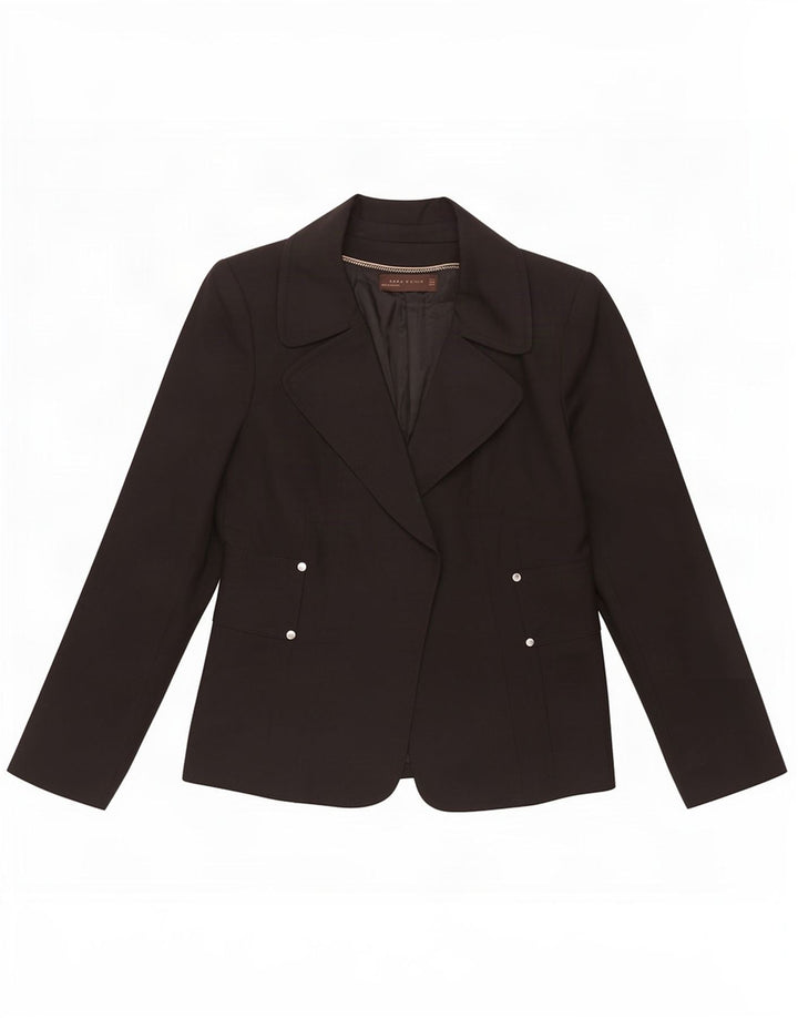Blazer pentru femei Zara EU 42 mare bumbac negru