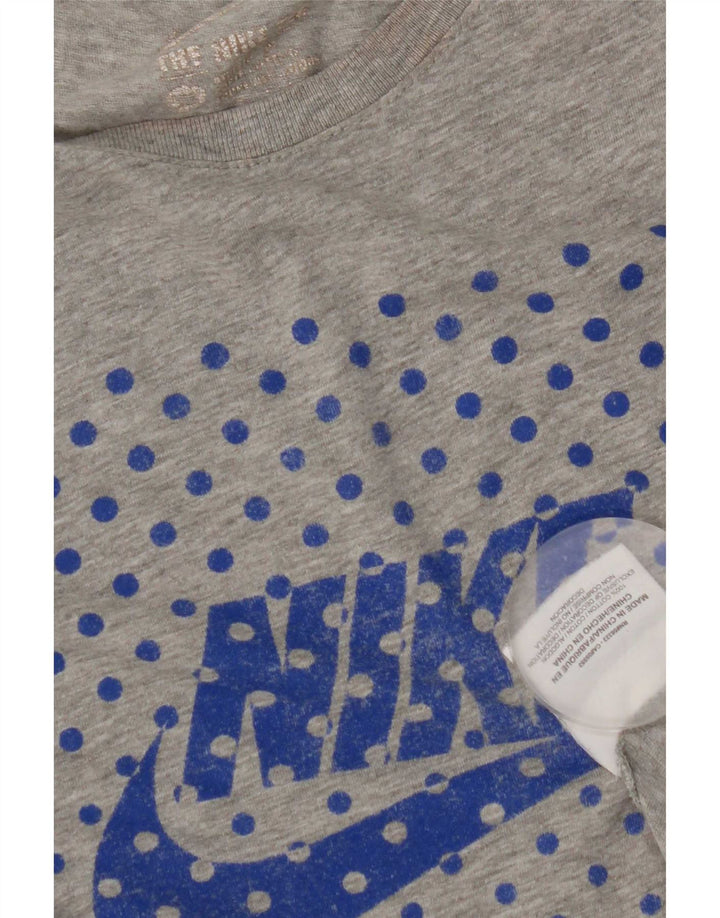 Tricou pentru bărbați Nike Air Max Graphic Top din bumbac gri mediu