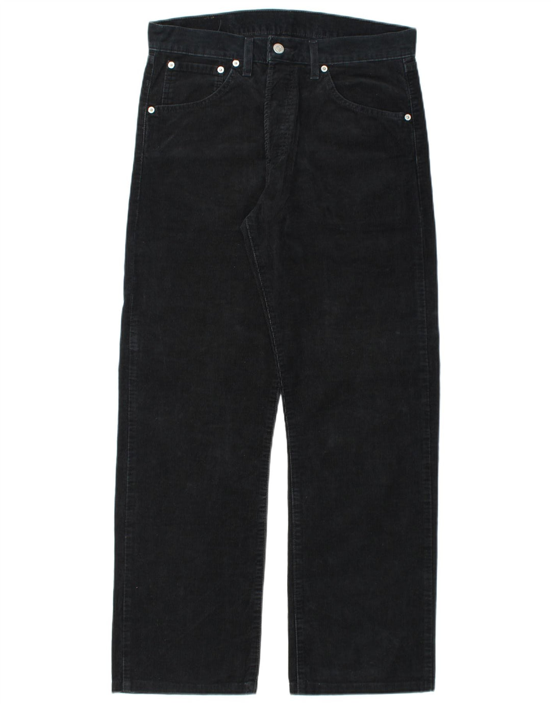 Pantaloni 551 drepti din velur pentru bărbați LEVI'S, bumbac negru, W33 L30