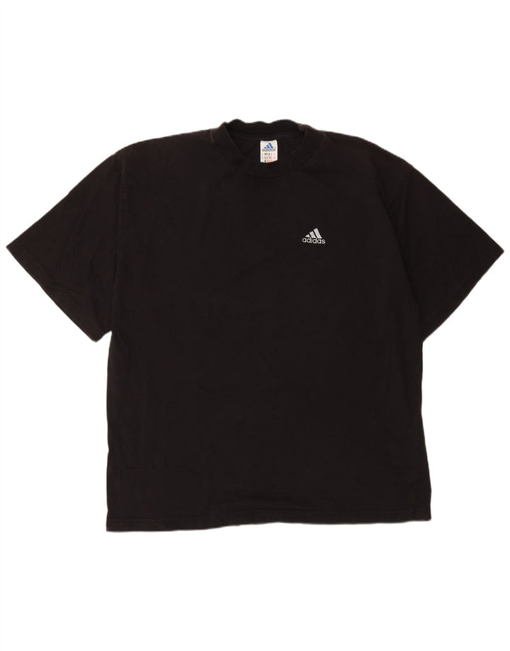 Tricou pentru bărbați Adidas Top XL bumbac negru