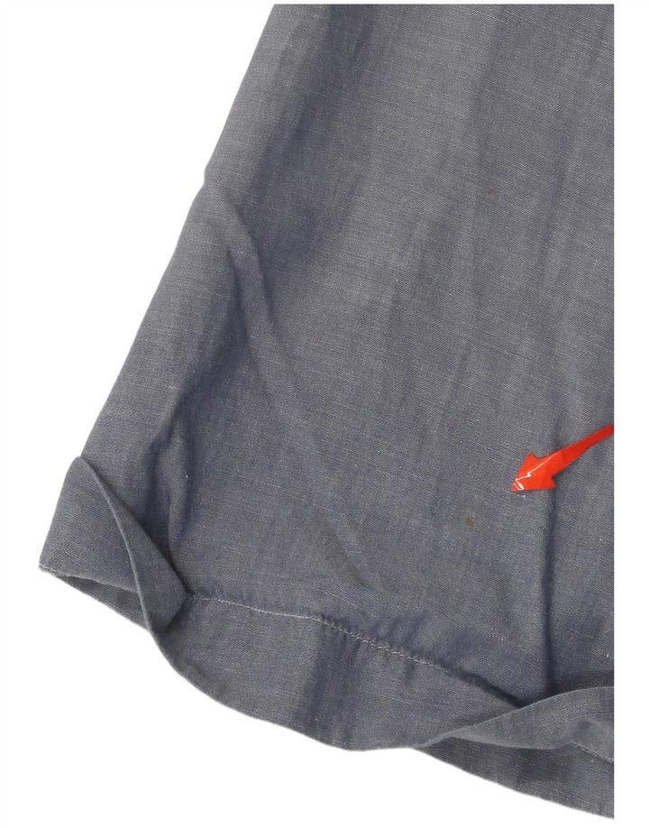 LEVI'S Mens Short Sleeve Shirt Large Blue