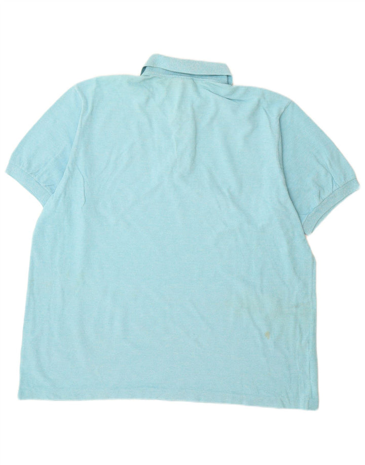 Tricou polo pentru bărbați Lacoste Mărimea 7 2XL Bumbac albastru