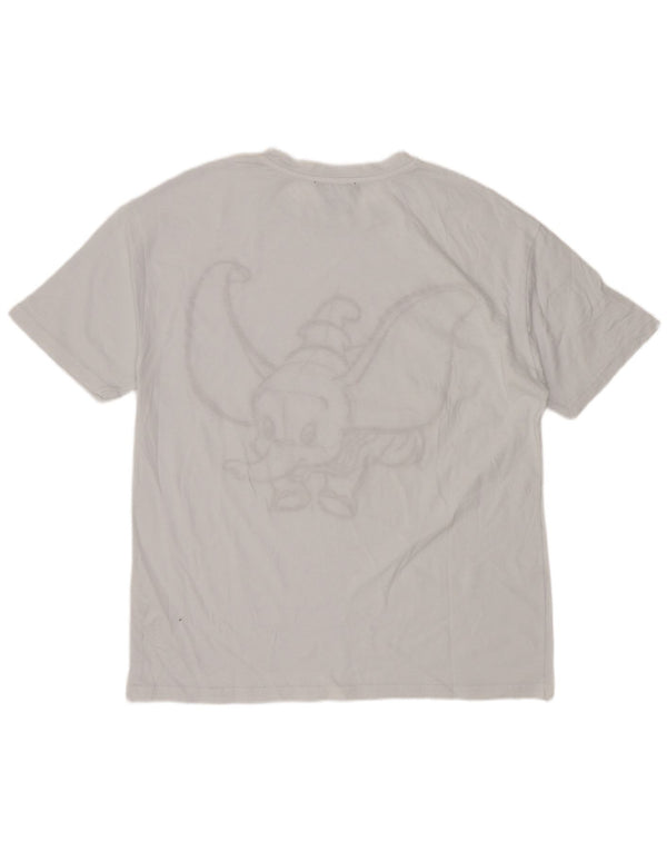 Tricou cu grafic Dumbo Zara pentru femei Top UK 14 Medium White Animal Print