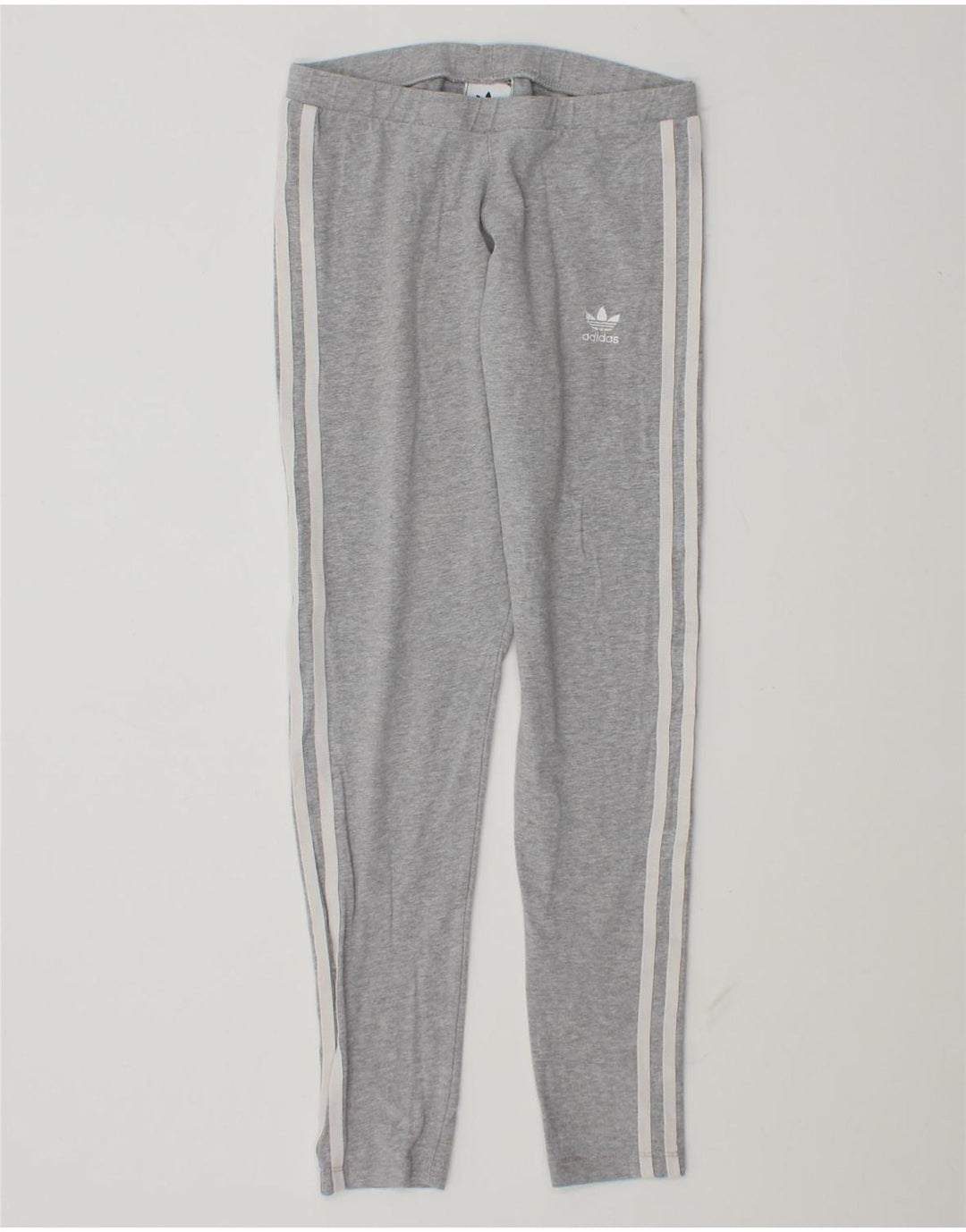 Leggings pentru femei Adidas UK 10, bumbac gri mic