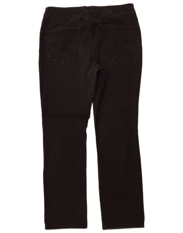 Pantaloni casual drepti LEE pentru femei, cu potrivire perfectă, US 14 XL W32 L29 Negri