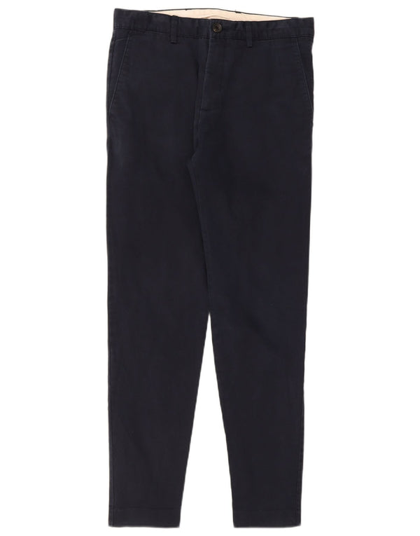 Pantaloni chino slim pentru bărbați Zara EU 38 Mici L30 L29 Bleumarin