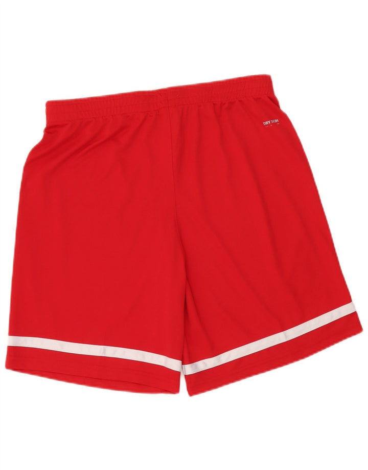 Pantaloni scurți sport pentru bărbați Arena, mari, roșii, din poliester color bloc