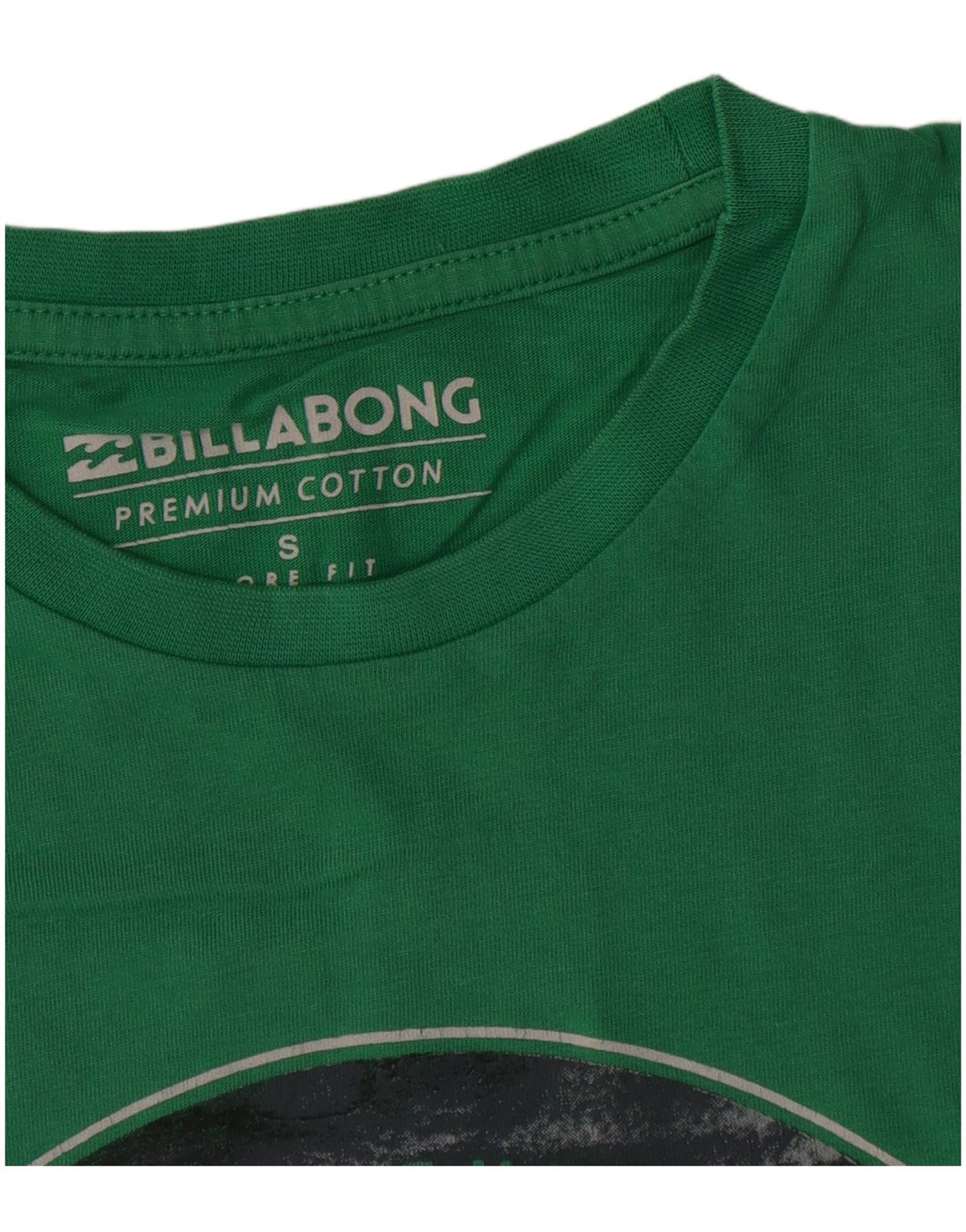 Tricou grafic pentru bărbați Billabong Top mic din bumbac verde