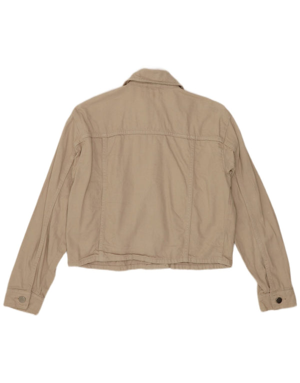 Jachetă bomber supradimensionată pentru femei Topshop, 6 XS, bej, bumbac