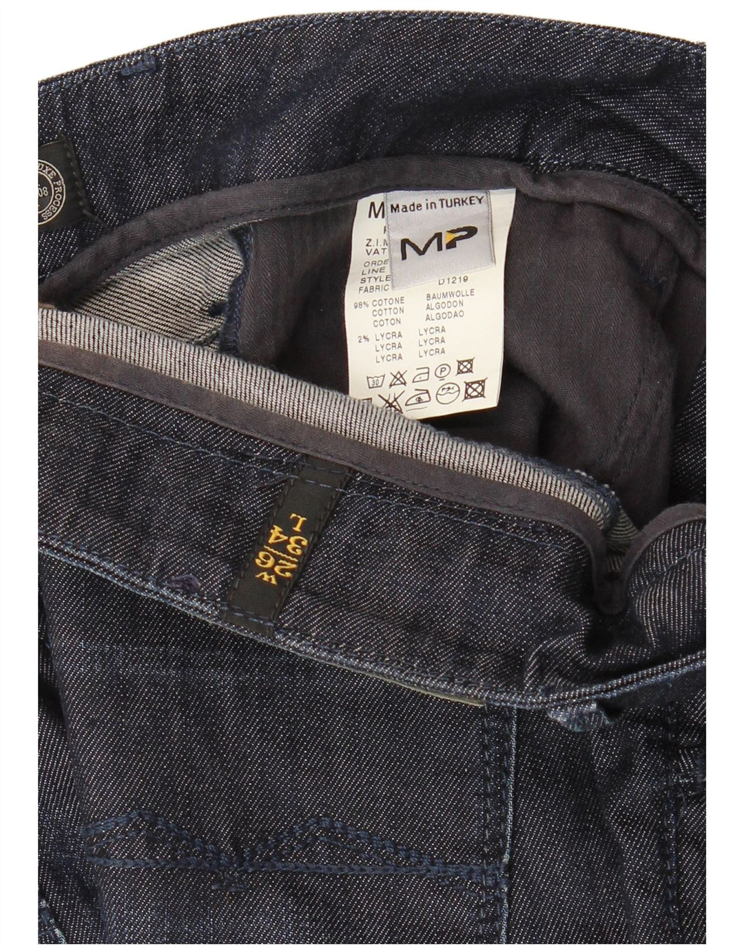 Meltin' Pot Pantaloni scurți din denim pentru femei W26 Bumbac bleumarin mic