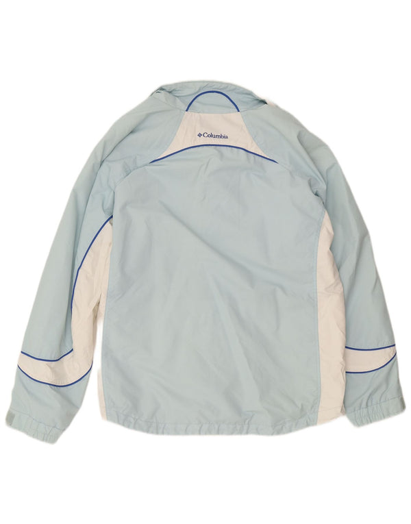 Jachetă de ploaie Columbia pentru femei UK 18 XL, albastru, nailon color bloc