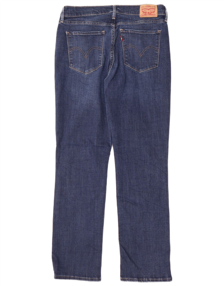 Blugi drepti pentru femei LEVI'S Classic Fit US 10 Large W30 L30 Blue Bumbac