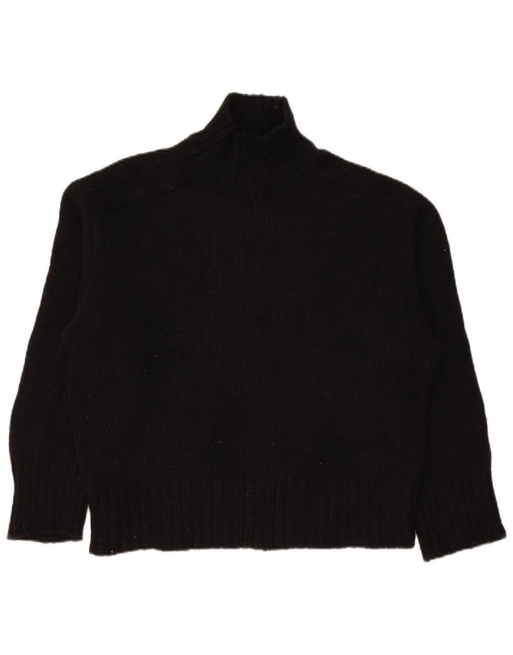 Pulover cu gât țestoasă supradimensionat pentru femei Zara UK 14 Medium Negru