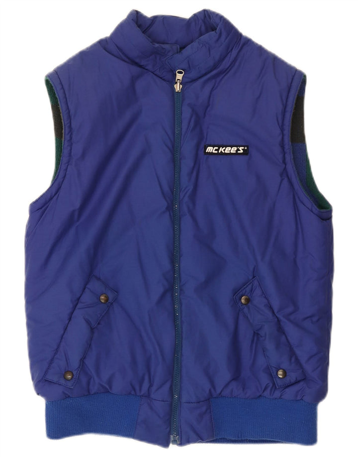Gilet reversibil pentru bărbați MC Kee's IT 44 XS Bumbac albastru