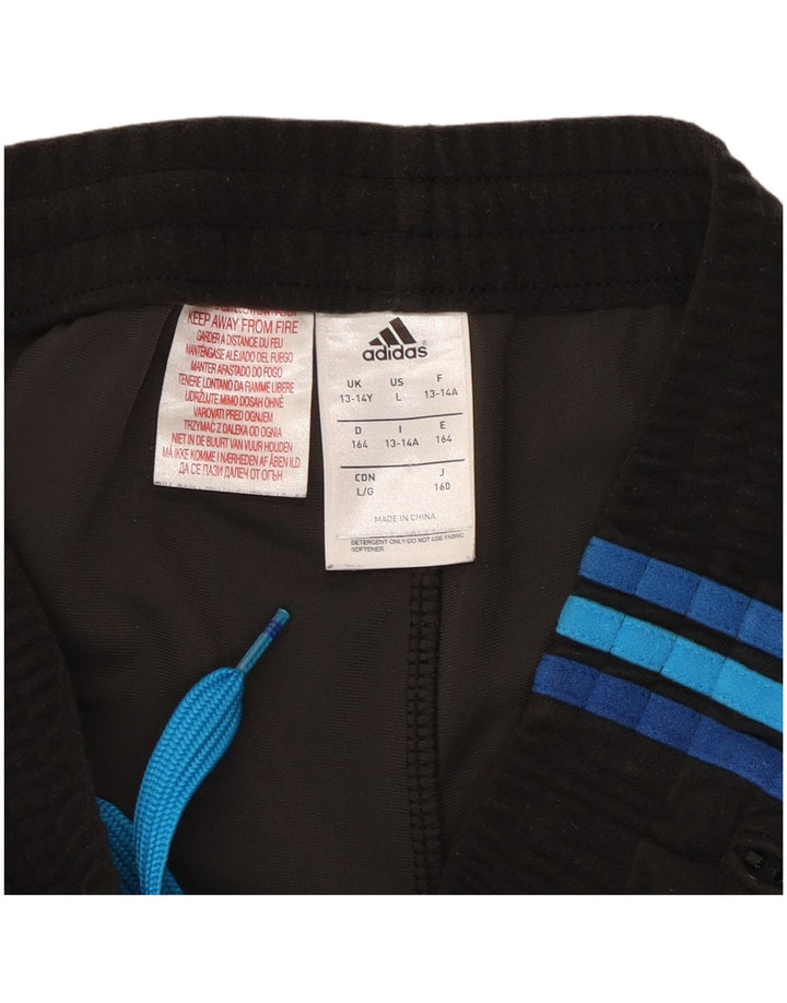 Adidas Băieți Pantaloni Trening Pantaloni Joggeri 13-14 Ani Poliester Negru