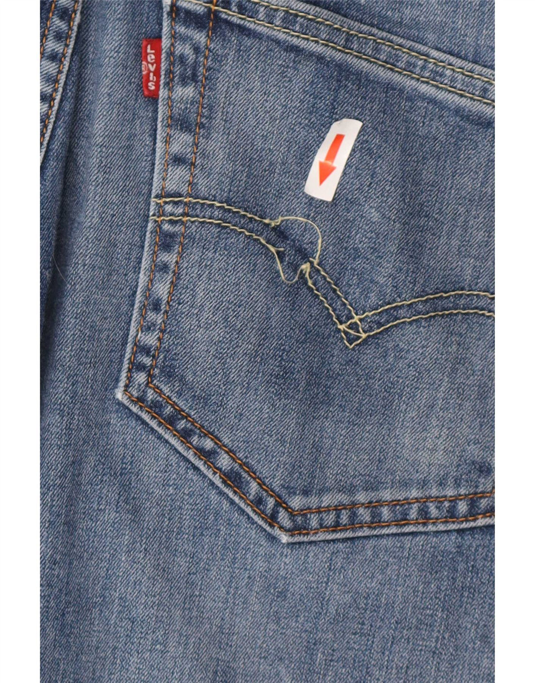 Blugi drepti pentru bărbați Levi's 504 W36 L30 Bumbac albastru