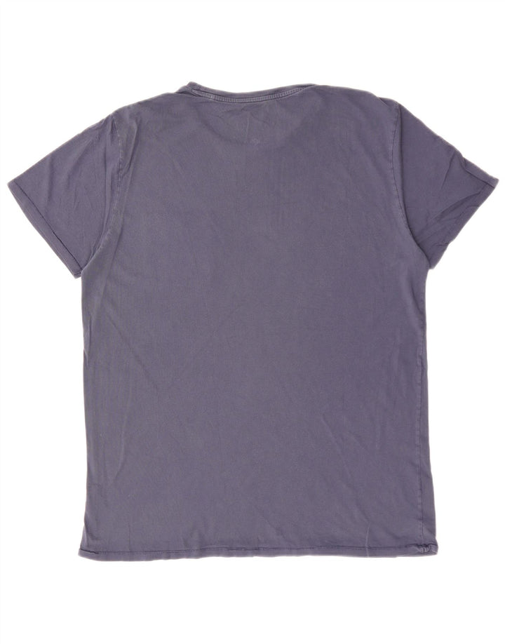 FAT FACE Tricou Bărbați Top Mare Bumbac Albastru
