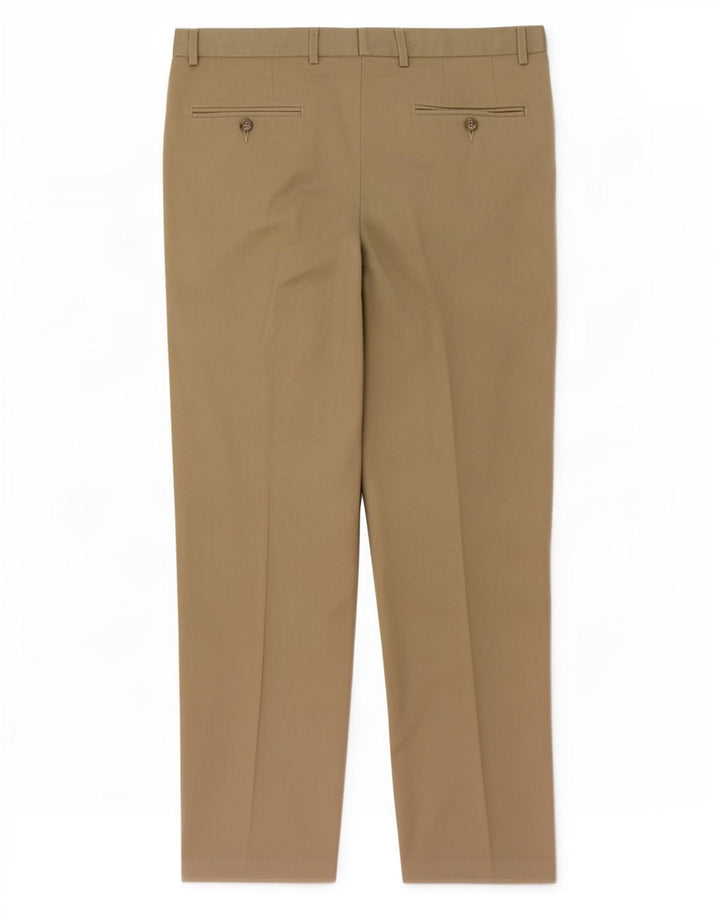 Pantaloni de costum pentru bărbați Marks & Spencer L34 L31 Lână bej
