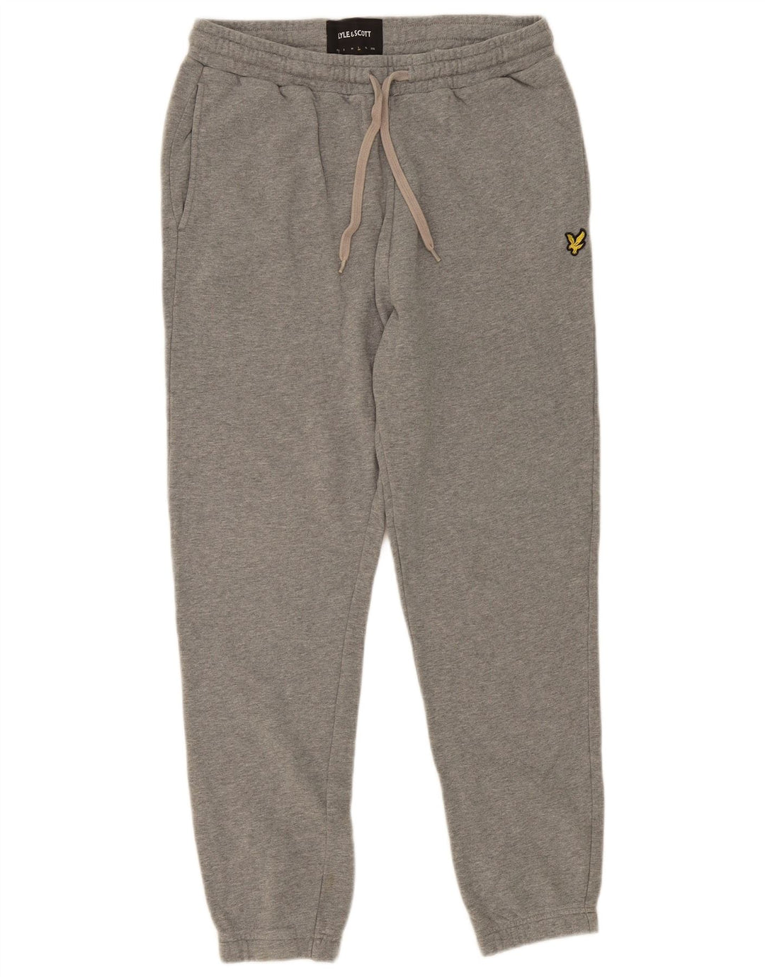 LYLE & SCOTT Pantaloni de trening pentru bărbați Joggeri mari, gri, bumbac