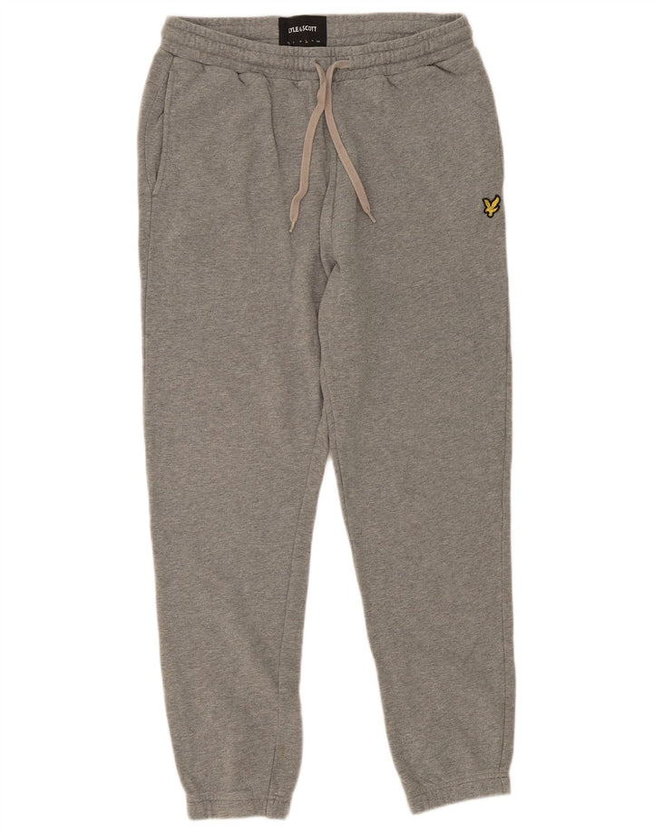 LYLE & SCOTT Pantaloni de trening pentru bărbați Joggeri mari, gri, bumbac