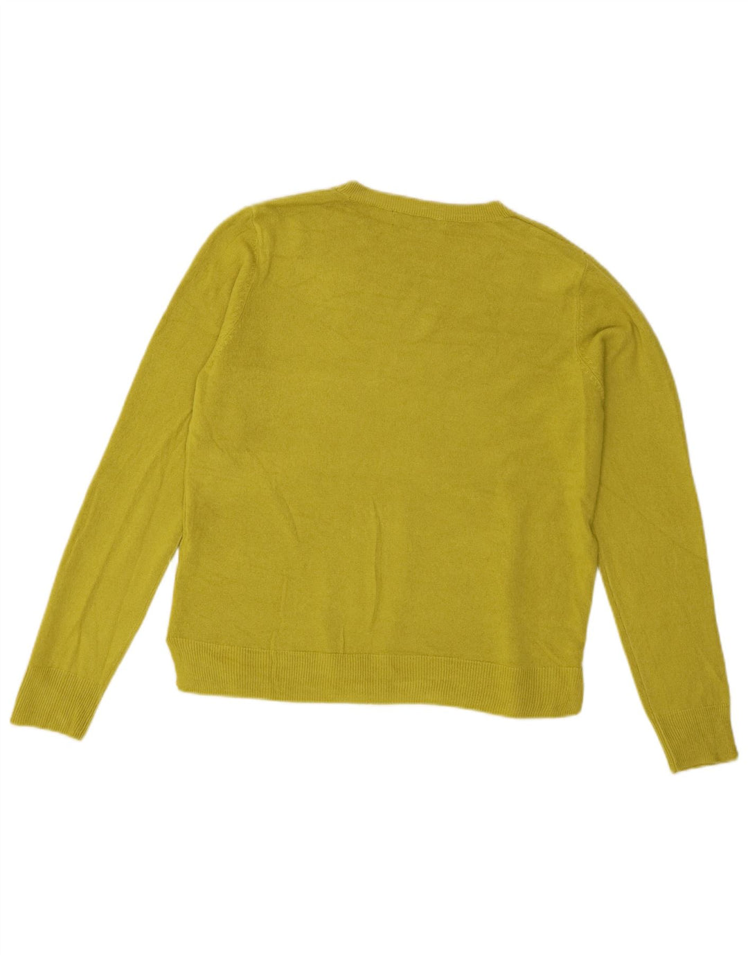 Pulover pentru femei Marks & Spencer cu decolteu triplu UK 12, verde mediu acrilic