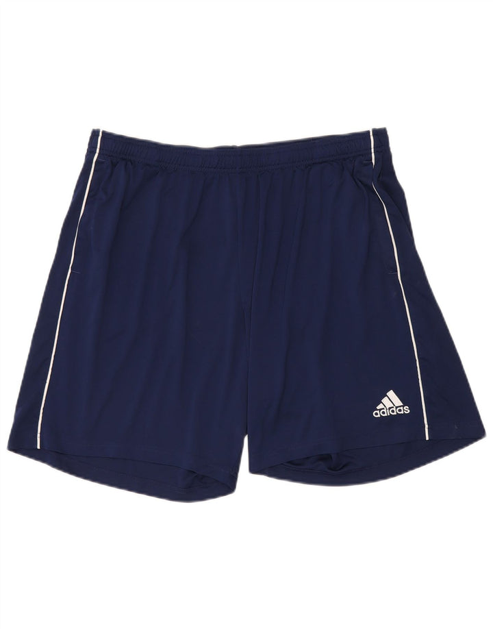Pantaloni scurți Sport Climalite Adidas pentru bărbați 2XL, poliester bleumarin