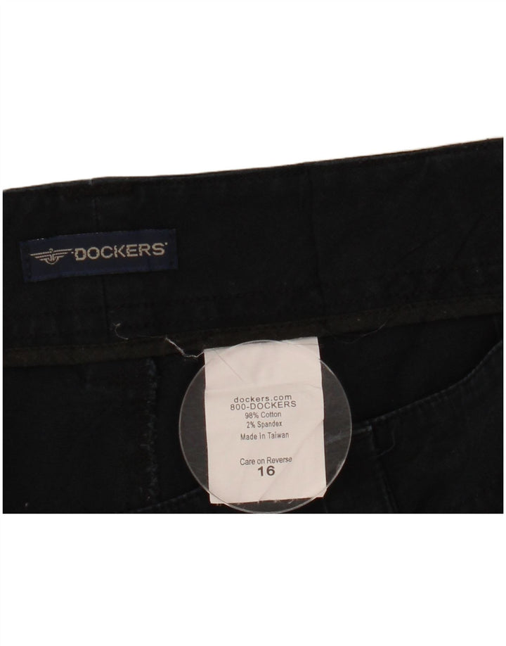 Pantaloni caldi pentru femei Dockers US 16 2XL W38 Bumbac bleumarin