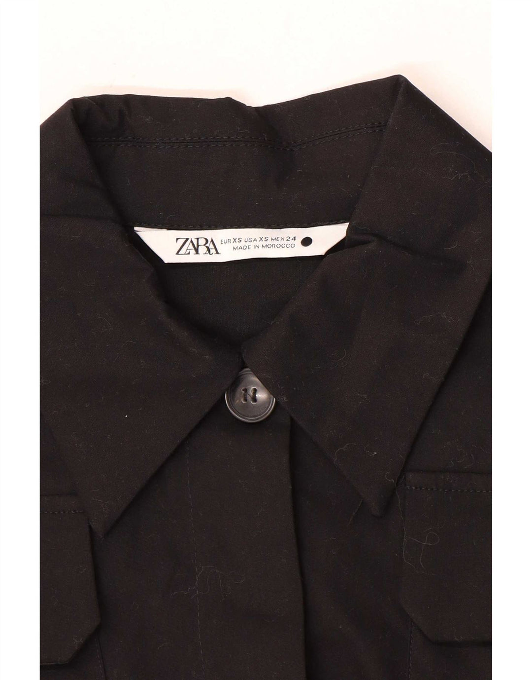 Jachetă Bolero pentru femei Zara UK 6 XS Negru