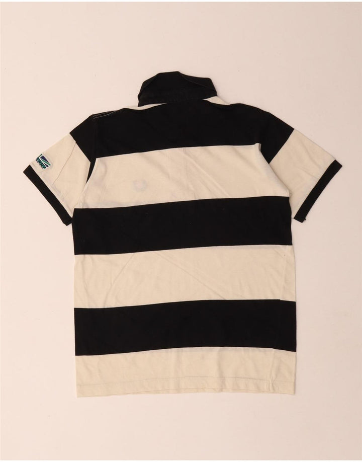 Tricou Polo Rugby Fred Perry pentru băieți 9-10 ani cu dungi negre