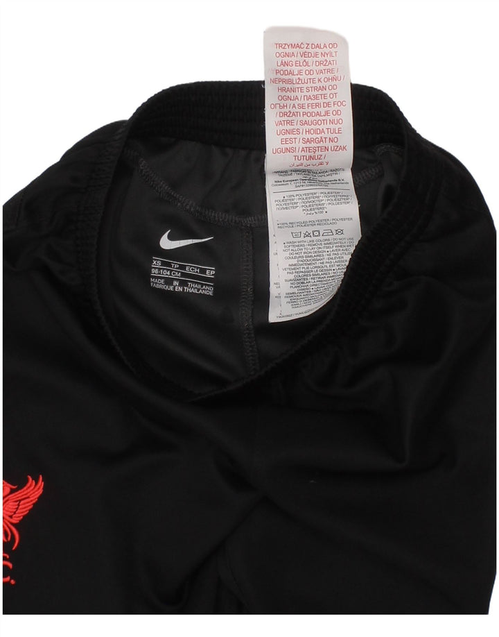 Pantaloni scurți sport Nike Liverpool pentru băieți 2-3 ani XS poliester negru