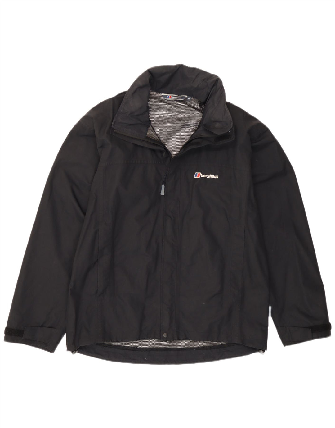 Jachetă de ploaie cu glugă pentru bărbați Berghaus UK 38 Nylon mediu negru
