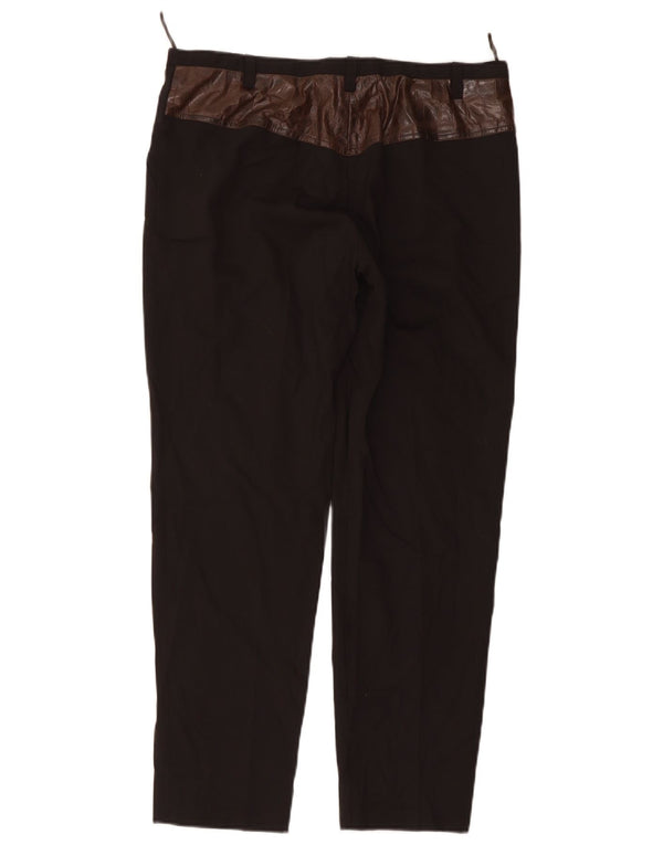 Pantaloni de costum slim pentru femei Prada cu talie înaltă IT 46 Large L34 L28 Maro