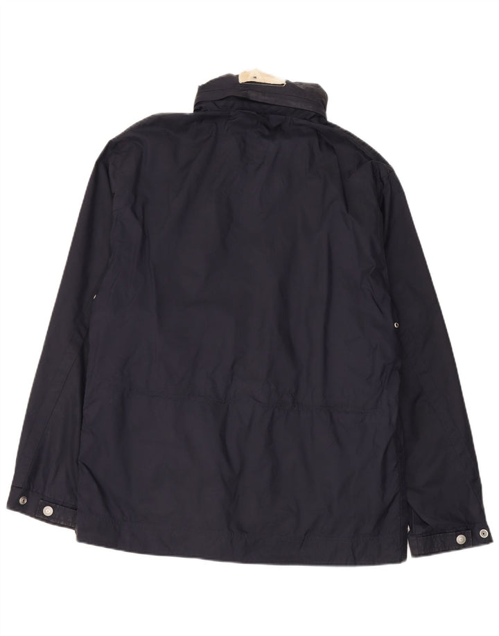 Jachetă de ploaie pentru bărbați Armani Jeans UK 40 mare poliamidă bleumarin