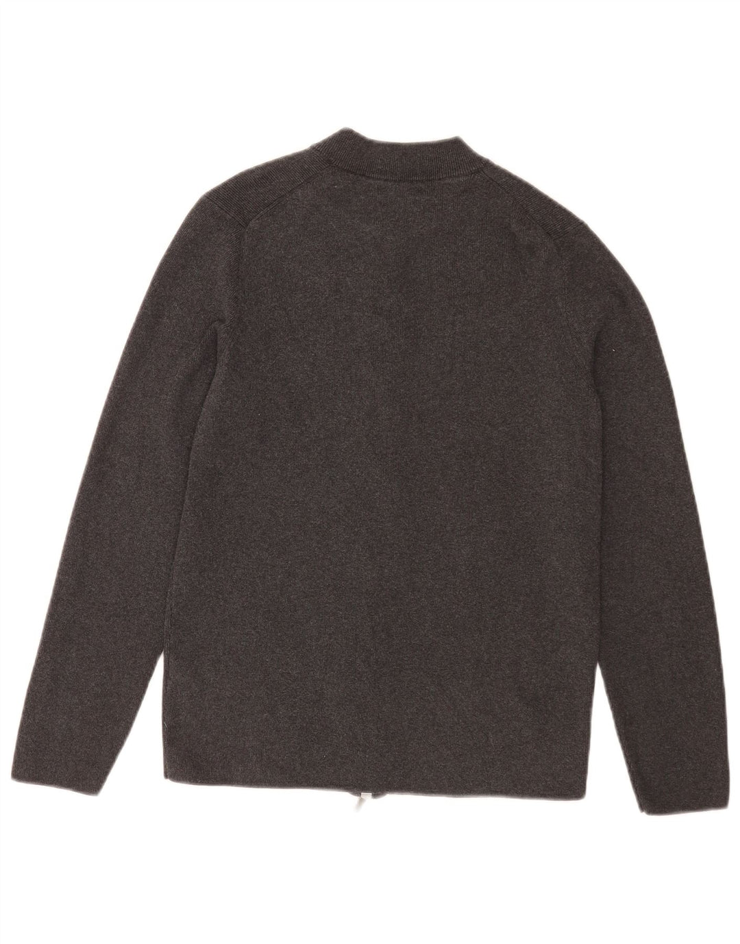 Pulover Cardigan Massimo Dutti pentru bărbați, bumbac, gri mediu