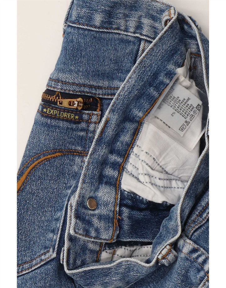 Blugi drepti pentru femei Explorer W26 L30 bumbac albastru