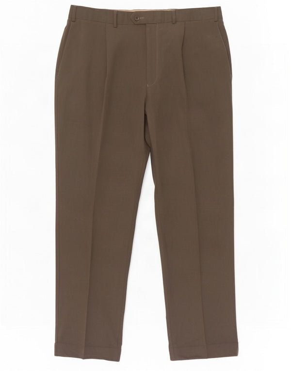 Pantaloni de costum pentru bărbați Marks & Spencer L38 L31 gri Lyocell