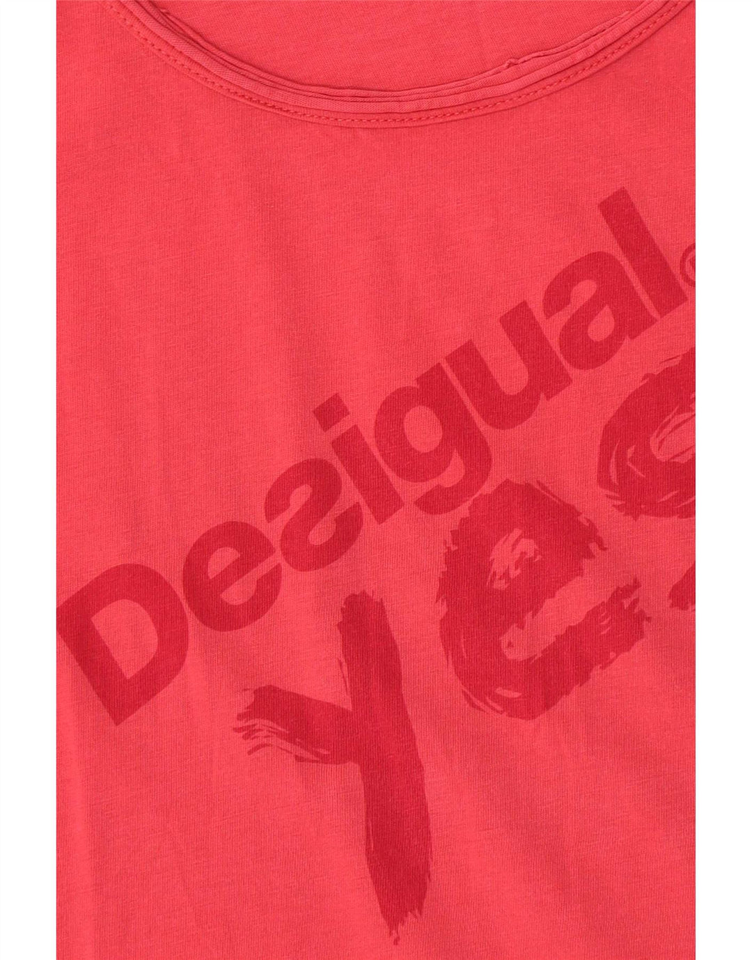 Tricou grafic Desigual pentru femei Top UK 14 Medium Pink