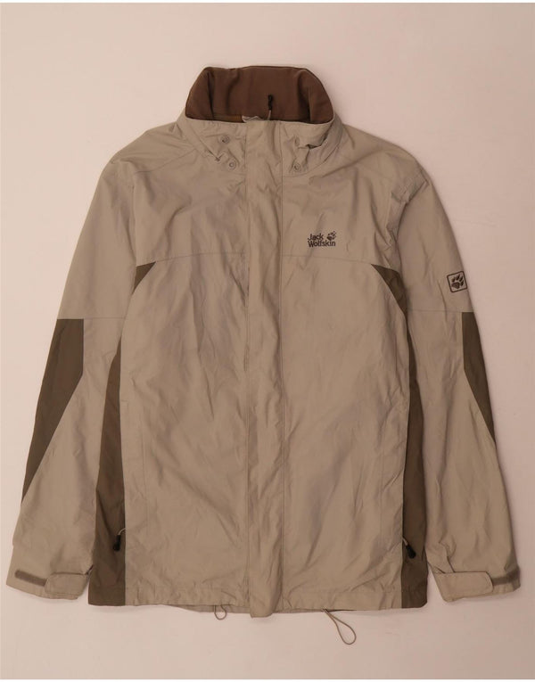 Jack Wolfskin jachetă de ploaie pentru bărbați UK 44/46 XL bej poliamidă color bloc