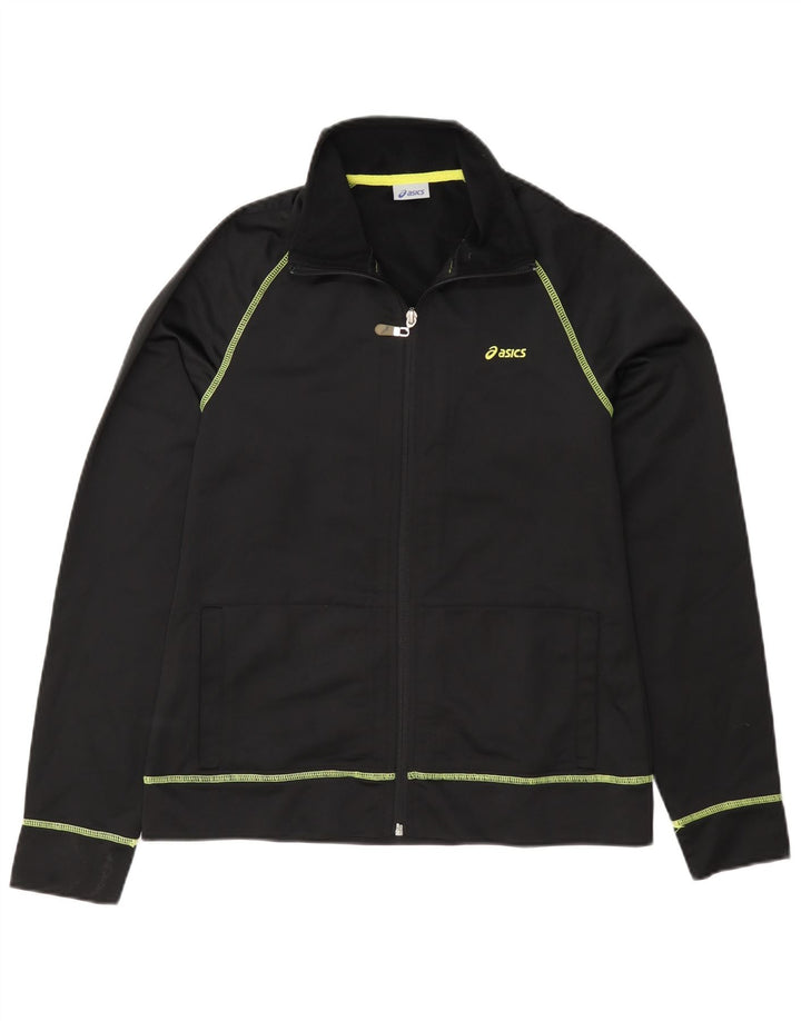 Jachetă de trening pentru femei Asics UK 12 Poliester mediu negru