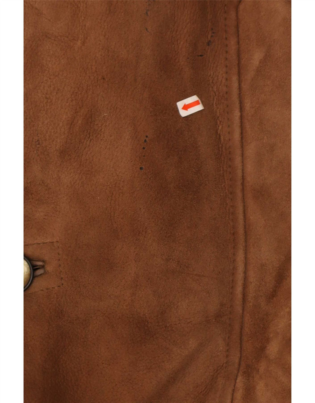 Jachetă vintage pentru bărbați din shearling IT 48 maro mediu din shearling